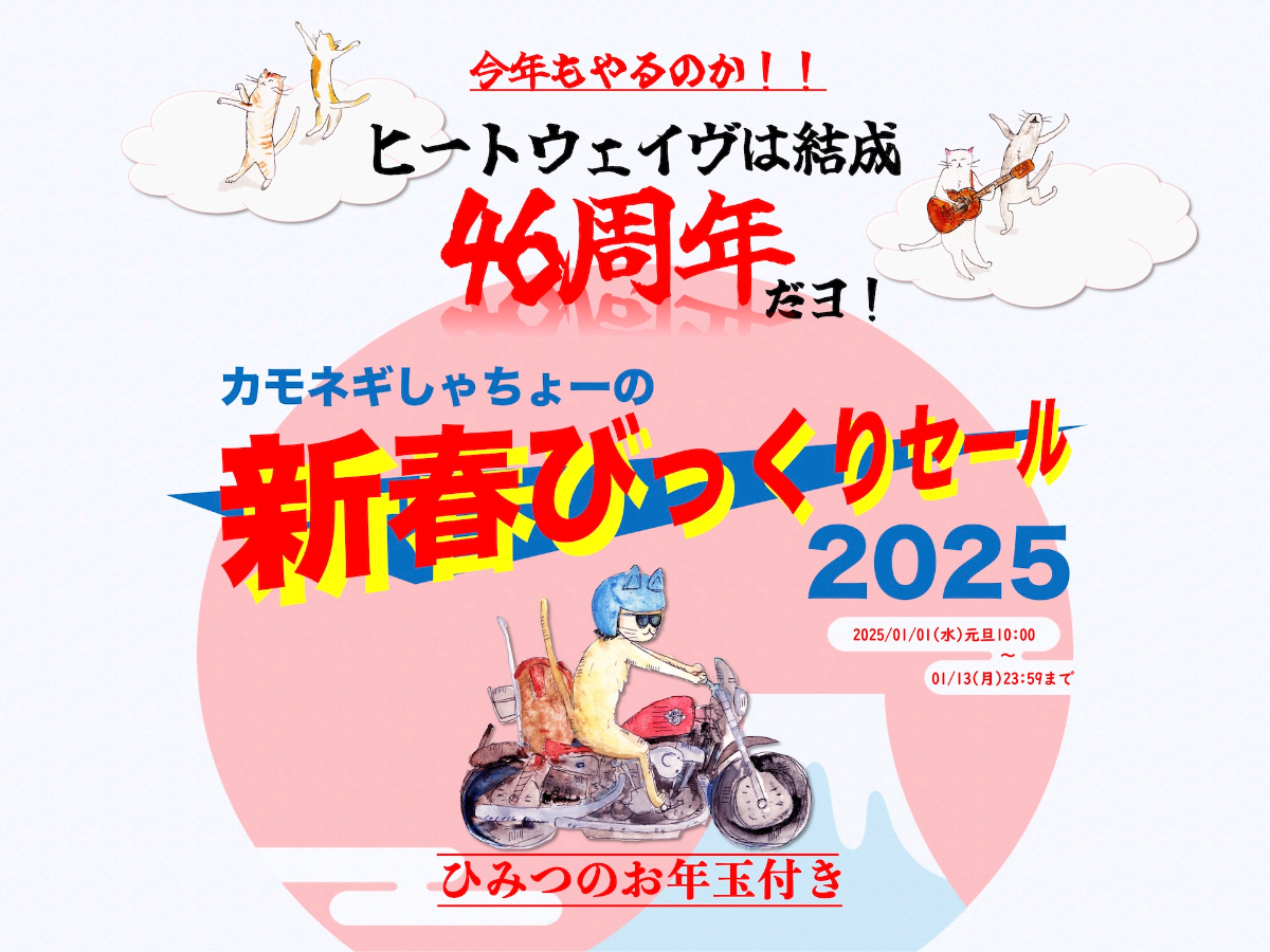 HEATWAVE - 今年もやるのか！46周年だよ！カモネギシャチョーのひみつ