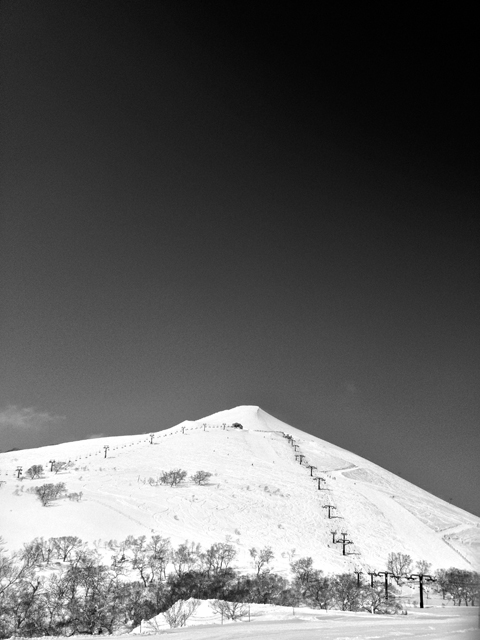 アンヌプリ。美しい山です。